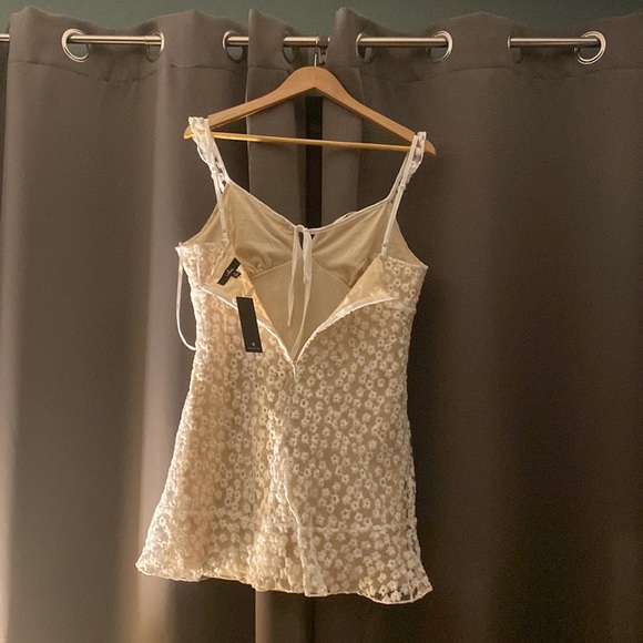 Lulu's Dresses Lulus Charmaine White Embroidered Mini Dress Poshmark